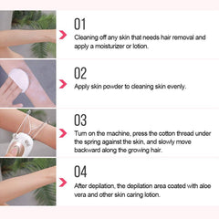 Facial Cotton Threading Hair Removal
